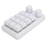 12 Keys Keyboard, Customizable Keyboard 5V 1A Compact Design for Home Gaming Office Work
